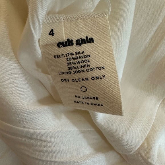 NWT Cult Gaia Muna Dress in off-white - Picture 5 of 6